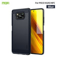 For Xiaomi POCO X3 / X3 NFC MOFI Gentleness Series Brushed Texture Carbon Fiber Soft TPU Case(Blue) - Xiaomi Cases by MOFI | Online Shopping South Africa | PMC TechLife | Buy Now Pay Later Mobicred