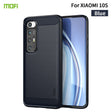 For Xiaomi Mi 10S MOFI Gentleness Series Brushed Texture Carbon Fiber Soft TPU Case(Blue) - Xiaomi Cases by MOFI | Online Shopping South Africa | PMC TechLife | Buy Now Pay Later Mobicred