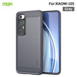 For?Xiaomi Mi 10S MOFI Gentleness Series Brushed Texture Carbon Fiber Soft TPU Case(Grey) - Xiaomi Cases by MOFI | Online Shopping South Africa | PMC TechLife | Buy Now Pay Later Mobicred