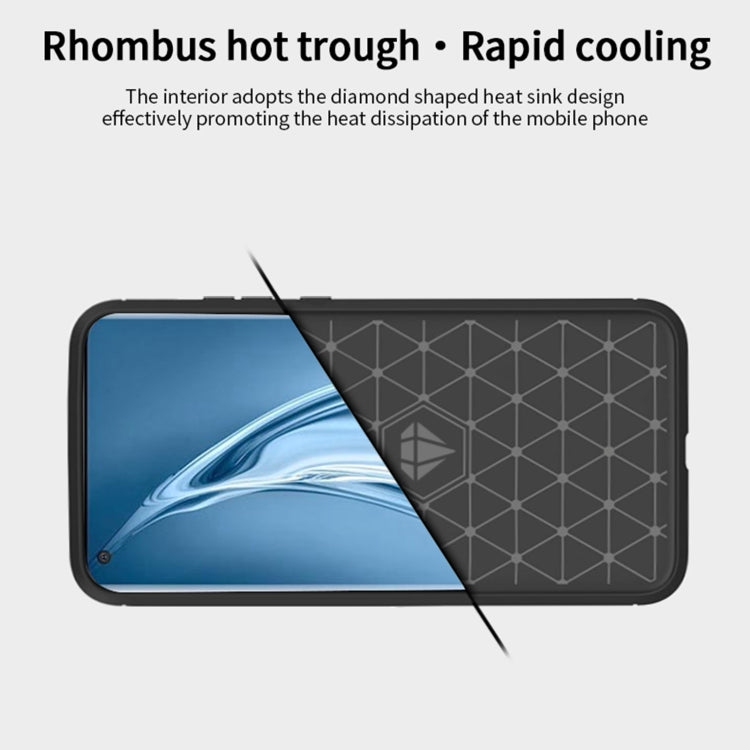 For Xiaomi Mi 10S MOFI Gentleness Series Brushed Texture Carbon Fiber Soft TPU Case(Red)