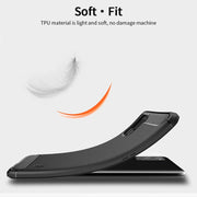 For OnePlus 9 MOFI Gentleness Series Brushed Texture Carbon Fiber Soft TPU Case(Grey)