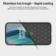 For OnePlus Nord N10 5G MOFI Gentleness Series Brushed Texture Carbon Fiber Soft TPU Case(Grey)