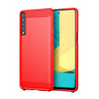 For LG Stylo 7 4G MOFI Gentleness Series Brushed Texture Carbon Fiber Soft TPU Case(Red) - LG by MOFI | Online Shopping South Africa | PMC TechLife