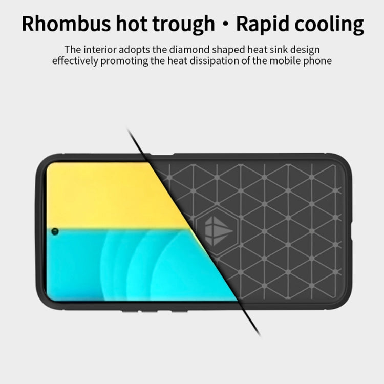 For LG Stylo 7 5G MOFI Gentleness Series Brushed Texture Carbon Fiber Soft TPU Case(Grey)