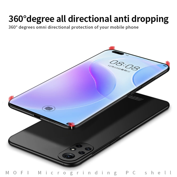 For Huawei Nova 8 Pro MOFI Frosted PC Ultra-thin Hard Case(Gold)