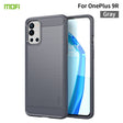 For OnePlus 9R MOFI Gentleness Series Brushed Texture Carbon Fiber Soft TPU Case(Gray) - OnePlus Cases by MOFI | Online Shopping South Africa | PMC TechLife | Buy Now Pay Later Mobicred