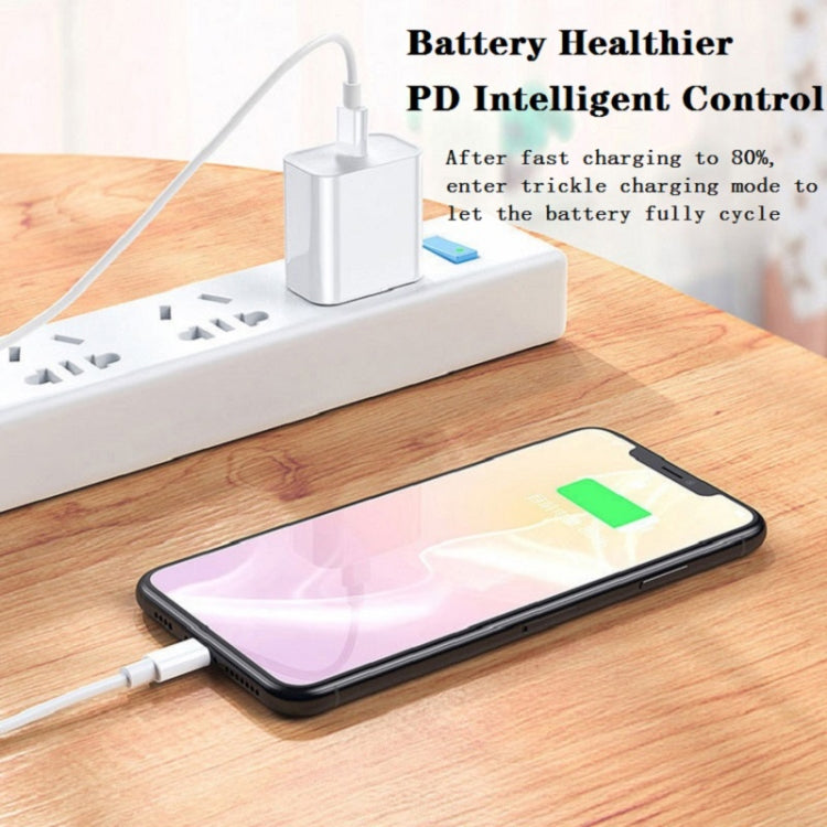 20W PD 3.0 Travel Fast Charger Power Adapter with USB-C / Type-C to Type-C Fast Charge Data Cable, AU Plug(2m)