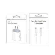 20W PD 3.0 Travel Fast Charger Power Adapter with USB-C / Type-C to Type-C Fast Charge Data Cable, AU Plug(2m)