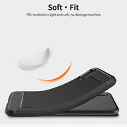 For Sony Xperia ACE ll MOFI Gentleness Series Brushed Texture Carbon Fiber Soft TPU Case(Black)