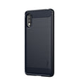 For Sony Xperia ACE ll MOFI Gentleness Series Brushed Texture Carbon Fiber Soft TPU Case(Blue) - Sony Cases by MOFI | Online Shopping South Africa | PMC TechLife | Buy Now Pay Later Mobicred