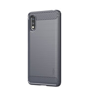 For Sony Xperia ACE ll MOFI Gentleness Series Brushed Texture Carbon Fiber Soft TPU Case(Gray)
