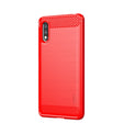 For Sony Xperia ACE ll MOFI Gentleness Series Brushed Texture Carbon Fiber Soft TPU Case(Red) - Sony Cases by MOFI | Online Shopping South Africa | PMC TechLife | Buy Now Pay Later Mobicred