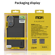 For Google Pixel 5a 5G MOFI Gentleness Series Brushed Texture Carbon Fiber Soft TPU Case(Grey)