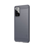 For Samsung Galaxy A82 / Quantum2 MOFI Gentleness Series Brushed Texture Carbon Fiber Soft TPU Case(Gray)