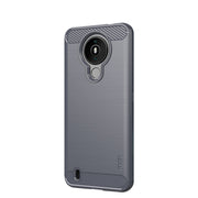 For Nokia 1.4 MOFI Gentleness Series Brushed Texture Carbon Fiber Soft TPU Case(Gray)