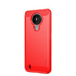 For Nokia 1.4 MOFI Gentleness Series Brushed Texture Carbon Fiber Soft TPU Case(Red) - Nokia Cases by MOFI | Online Shopping South Africa | PMC TechLife