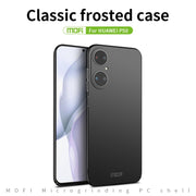For Huawei P50 MOFI Frosted PC Ultra-thin Hard Case(Gold)