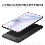For Huawei P50 MOFI Frosted PC Ultra-thin Hard Case(Gold)