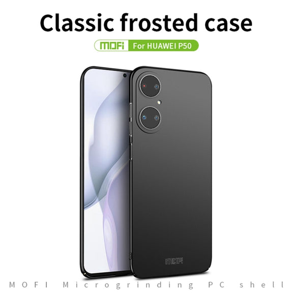 For Huawei P50 MOFI Frosted PC Ultra-thin Hard Case(Red)