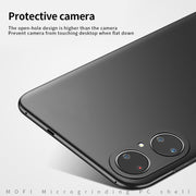 For Huawei P50 MOFI Frosted PC Ultra-thin Hard Case(Red)