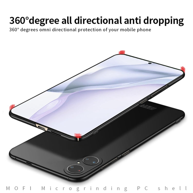 For Huawei P50 MOFI Frosted PC Ultra-thin Hard Case(Red)