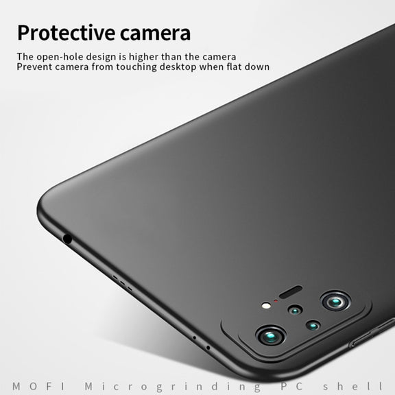 For Xiaomi Redmi Note10 Pro MOFI Frosted PC Ultra-thin Hard Case(Gold)