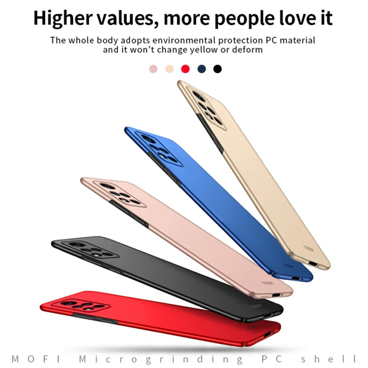 For Honor V40 MOFI Frosted PC Ultra-thin Hard Case(Black)