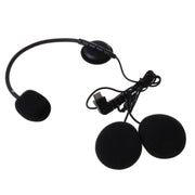 BT-S2 Motorcycle Helmet Wireless Bluetooth Earphone Water-resistant Handsfree Interphone Walkie talkie with FM Radio