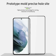 For Samsung Galaxy S21 FE MOFI 9H 3D Explosion-proof Curved Screen Tempered Glass Film(Black)