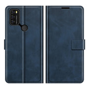 For Blackview A70 Retro Calf Pattern Buckle Horizontal Flip Leather Case with Holder & Card Slots & Wallet(Blue)