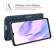 For Blackview A70 Retro Calf Pattern Buckle Horizontal Flip Leather Case with Holder & Card Slots & Wallet(Blue)