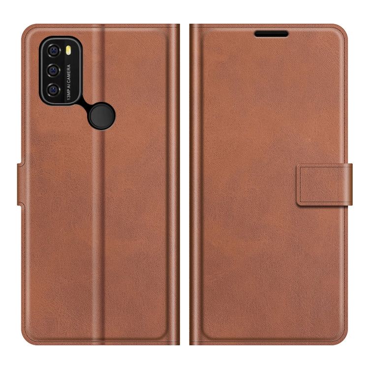 For Blackview A70 Retro Calf Pattern Buckle Horizontal Flip Leather Case with Holder & Card Slots & Wallet(Light Brown)