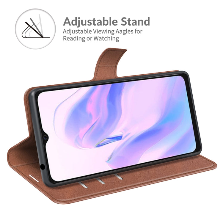 For Blackview A70 Retro Calf Pattern Buckle Horizontal Flip Leather Case with Holder & Card Slots & Wallet(Light Brown)