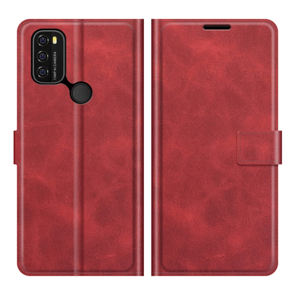 For Blackview A70 Retro Calf Pattern Buckle Horizontal Flip Leather Case with Holder & Card Slots & Wallet(Red)