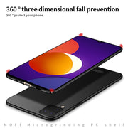 For Samsung Galaxy M12/A12 MOFI Frosted PC Ultra-thin Hard Case(Black)