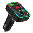 F3 Car FM Transmitter LED Backlight Receiver MP3 Player 3.1A USB Charger Dual USB Charger - Bluetooth Car Kits by PMC TechLife | Online Shopping South Africa | PMC TechLife | Buy Now Pay Later Mobicred