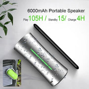 EWA A115 Portable Metal Bluetooth Speaker 105H Power Hifi Stereo Outdoor Subwoofer(Gold)