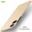For Honor 50 Pro MOFI Frosted PC Ultra-thin Hard Case(Gold) - Honor Cases by MOFI | Online Shopping South Africa | PMC TechLife | Buy Now Pay Later Mobicred