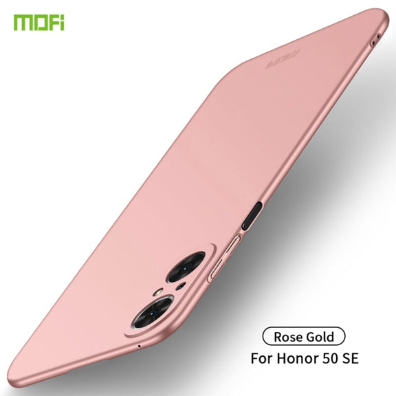 For Honor 50 SE MOFI Frosted PC Ultra-thin Hard Case(Rose Gold)