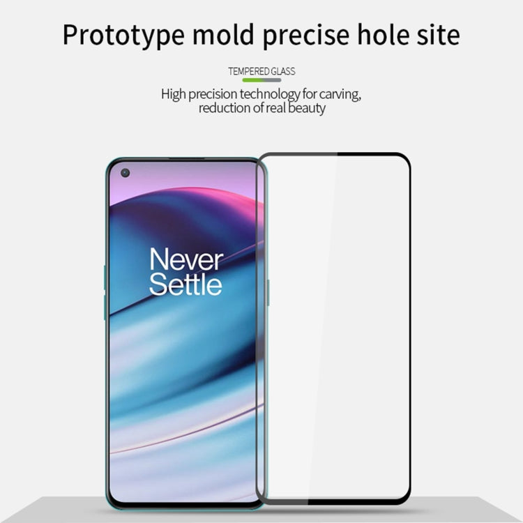 For OnePlus Nord CE 5G MOFI 9H 2.5D Full Screen Tempered Glass Film(Black)