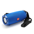T&G TG187 Portable Waterproof Wireless Bass Surround Bluetooth Speaker with Shoulder Strap, Support FM / TF  Card(Blue) - free shipping - PMC Jewellery - Order now!