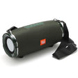 T&G TG187 Portable Waterproof Wireless Bass Surround Bluetooth Speaker with Shoulder Strap, Support FM / TF  Card(Green) - free shipping - PMC Jewellery - Order now!
