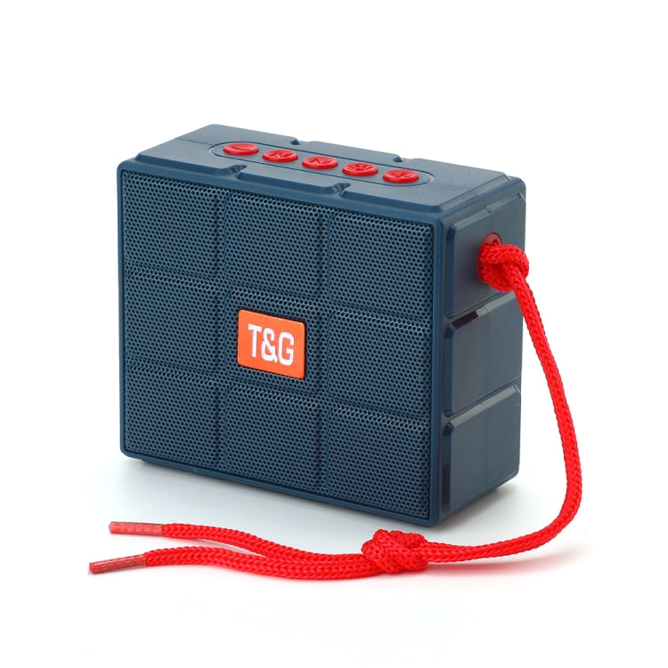 T&G TG311 LED Flashlight Portable Bluetooth Speaker, Support TF Card / FM / 3.5mm AUX / U Disk(Blue)