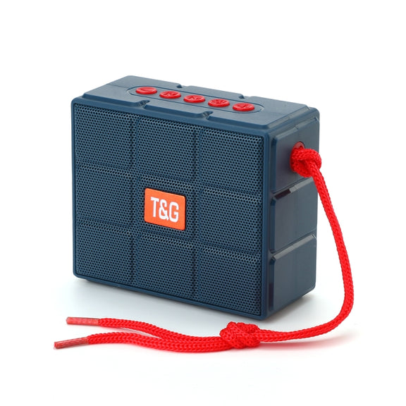 T&G TG311 LED Flashlight Portable Bluetooth Speaker, Support TF Card / FM / 3.5mm AUX / U Disk(Blue)