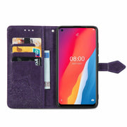 For Ulefone Note 11 Plus Mandala Flower Embossed Horizontal Flip Leather Case with Bracket / Card Slot / Wallet / Lanyard(Purple)