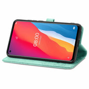 For Ulefone Note 11 Plus Mandala Flower Embossed Horizontal Flip Leather Case with Bracket / Card Slot / Wallet / Lanyard(Green)