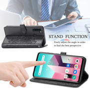 For Blackview A80 Pro Mandala Flower Embossed Horizontal Flip Leather Case with Holder & Three Card Slots & Wallet & Lanyard(Black)