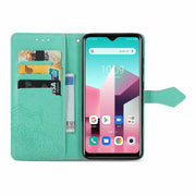 For Blackview A80 Pro Mandala Flower Embossed Horizontal Flip Leather Case with Holder & Three Card Slots & Wallet & Lanyard(Green)