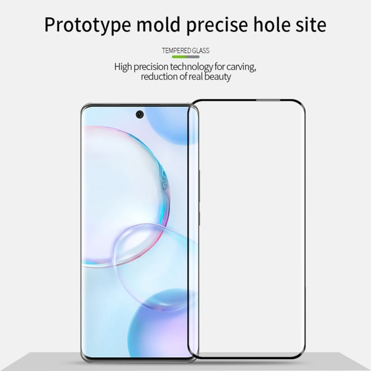 For Honor 50 MOFI 9H 3D Explosion-Proof Hot Bending Full Screen Tempered Glass Film(Black)