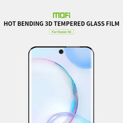 For Honor 50 MOFI 9H 3D Explosion-Proof Hot Bending Full Screen Tempered Glass Film(Black)